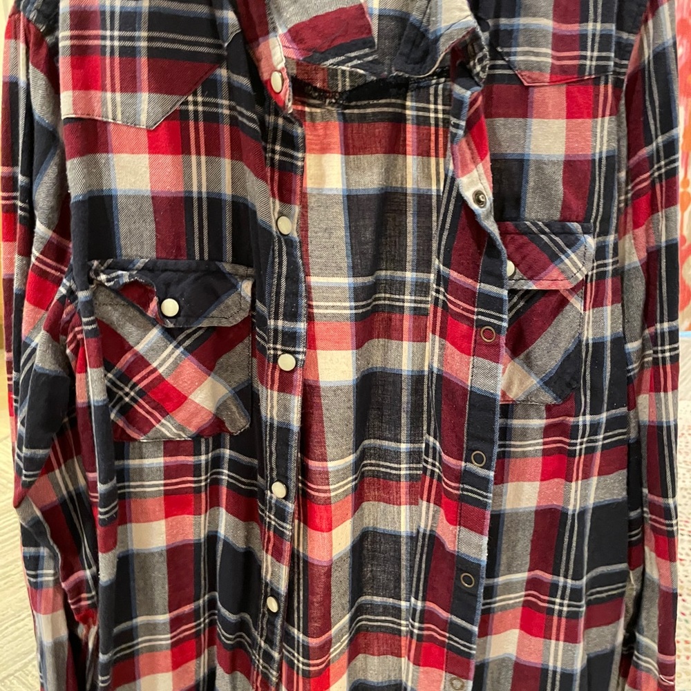 size l flannel